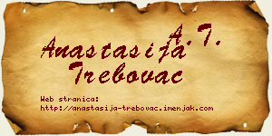 Anastasija Trebovac vizit kartica